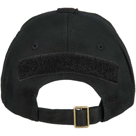 Lancer Tactical Scout Adhesion Morale Cap w/ Strapback - BLACK