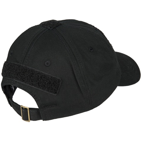 Lancer Tactical Scout Adhesion Morale Cap w/ Strapback - BLACK