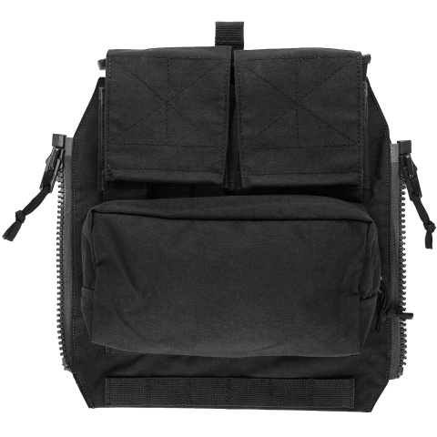 TMC Zipper Back Panel Attachment Pouch - BLACK