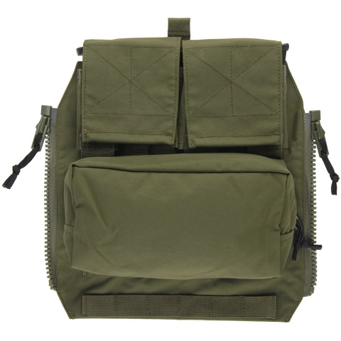 TMC Zipper Back Panel Attachment Pouch - RANGER GREEN