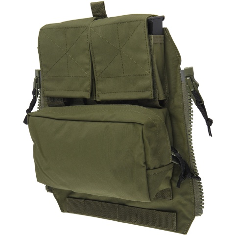 TMC Zipper Back Panel Attachment Pouch - RANGER GREEN