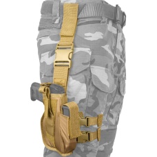 Lancer Tactical Airsoft Nylon Drop Leg Holster - KHAKI