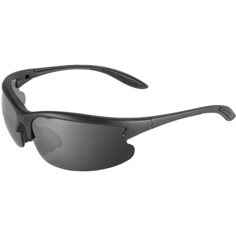 Lancer Tactical Outdoor Sunglasses w/ Interchangeable Lens - BLACK
