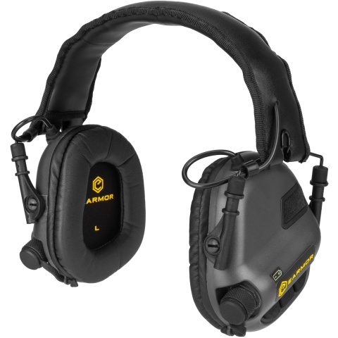 Earmor M31 Electronic Hearing Headphones w/ NATO Input  - BLACK