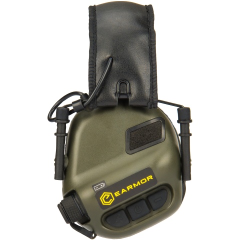 Earmor M31 Electronic Hearing Headphones w/ NATO Input  - FOLIAGE GREEN