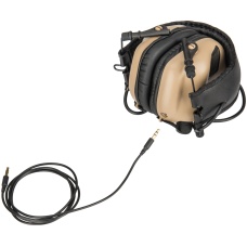 Earmor M31 Electronic Hearing Headphones w/ NATO Input  - DARK EARTH