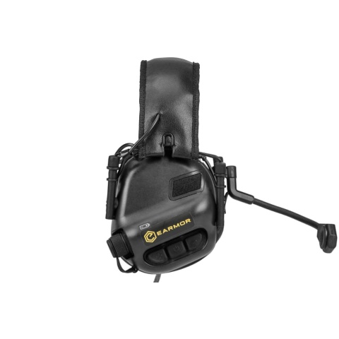 Earmor M32 Electronic Tactical Earmuffs w/ NATO Input  - BLACK