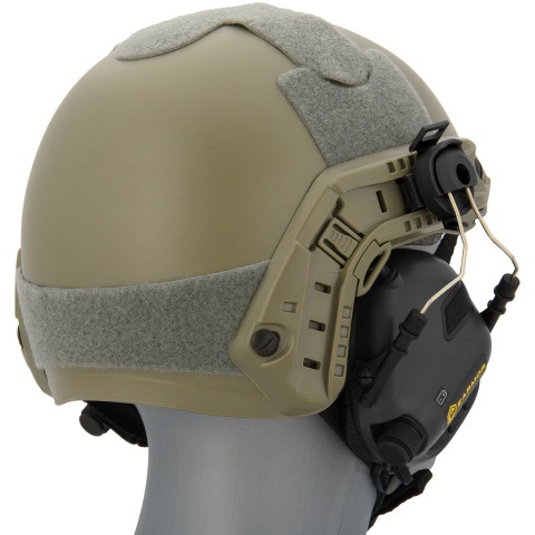 Earmor Tactical Noise Reduction Headset For Fast MT Helmets - BLACK