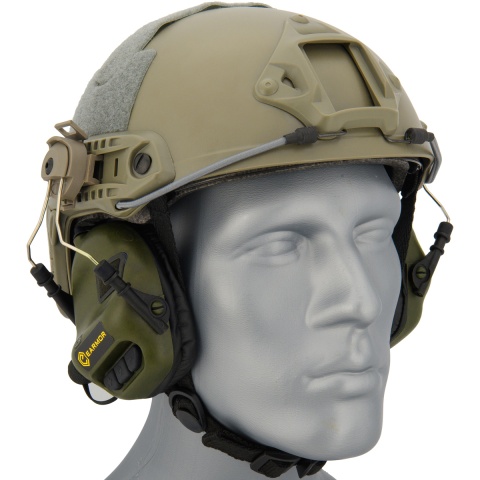 Earmor M31H Tactical Earmuffs for FAST MT Helmets - FOLIAGE GREEN