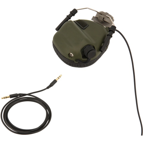 Earmor M31H Tactical Earmuffs for FAST MT Helmets - FOLIAGE GREEN