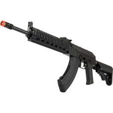 LCT Airsoft Stamped Steel TX-MIG AEG Rifle w/ Crane Stock - BLACK