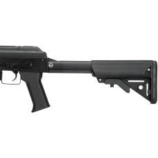 LCT Airsoft Stamped Steel TX-MIG AEG Rifle w/ Crane Stock - BLACK