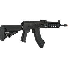 LCT Airsoft Stamped Steel TX-MIG AEG Rifle w/ Crane Stock - BLACK