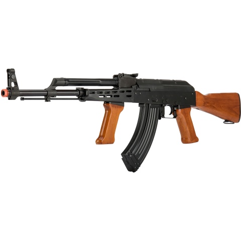 LCT Full Metal LCKM-63 AEG Rifle w/ Foregrip - BLACK/WOOD