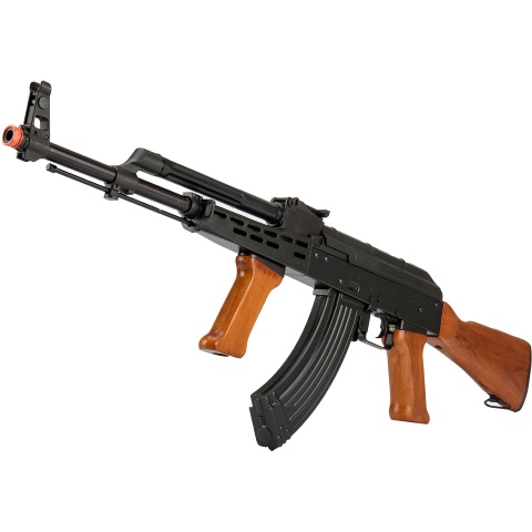 LCT Full Metal LCKM-63 AEG Rifle w/ Foregrip - BLACK/WOOD