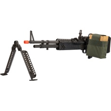 LCT Full Steel M60VN AEG Airsoft Light Machine Gun - BLACK