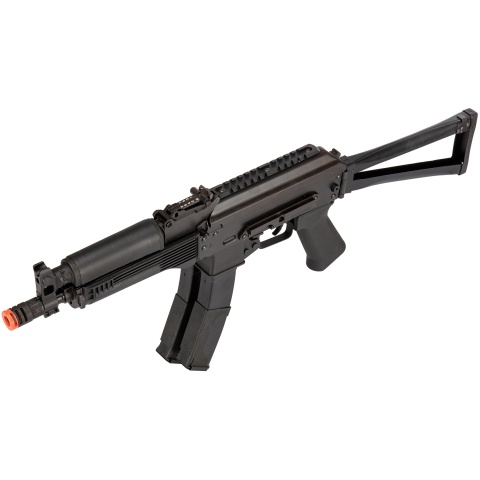 LCT Vityaz Steel PP-19-01 AEG Airsoft Submachine Gun - (Black)