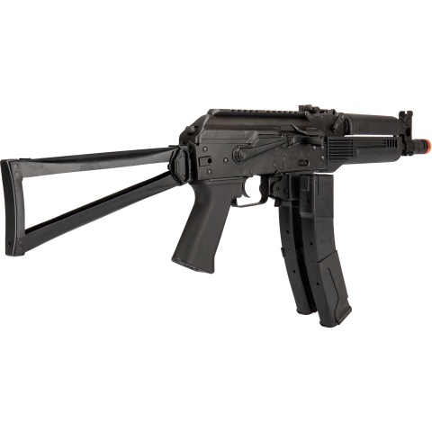 LCT Vityaz Steel PP-19-01 AEG Airsoft Submachine Gun - (Black)