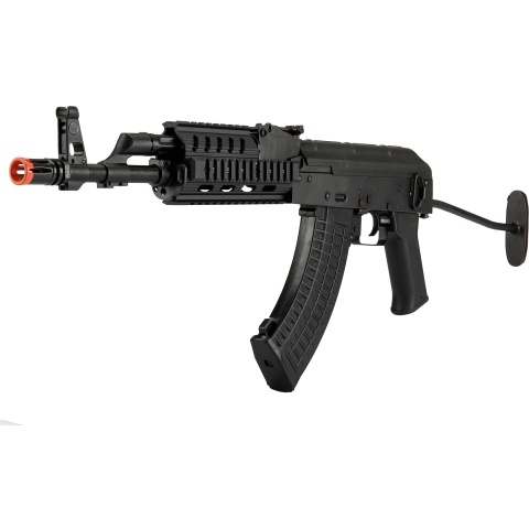 LCT Stamped Steel TX-65 Tactical AK Series AEG Airsoft Rifle - BLACK
