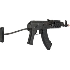 LCT Stamped Steel TX-65 Tactical AK Series AEG Airsoft Rifle - BLACK