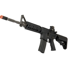 LCT Airsoft Full Steel M4 AEG Airsoft Rifle w/ Quad Rail - BLACK