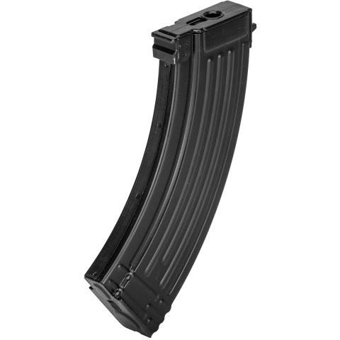 LCT Airsoft Steel MG-MS AEG Rifle w/ Folding Stock - BLACK/WOOD