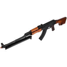 LCT Steel RPK AEG Airsoft Light Machine Gun w/ Bipod - BLACK/WOOD