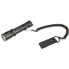 Opsmen Tatical Lanyard w/ Snap Button Belt Connector - BLACK