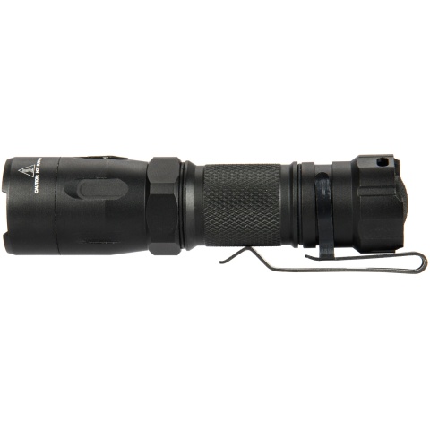 OPSMEN Tactical 800-Lumen Strobe Flashlight - BLACK