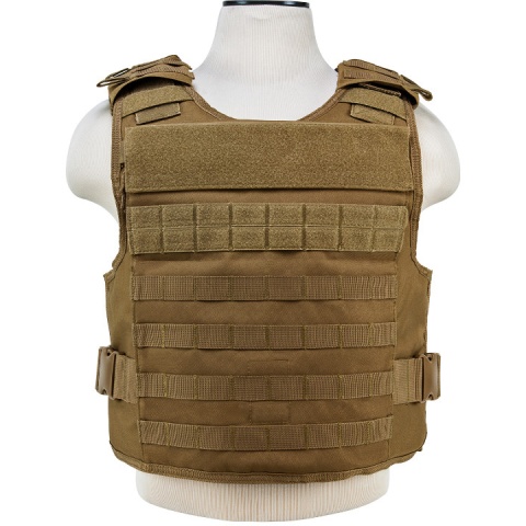 NcStar Tactical Airsoft MOLLE Tactical Vest - TAN