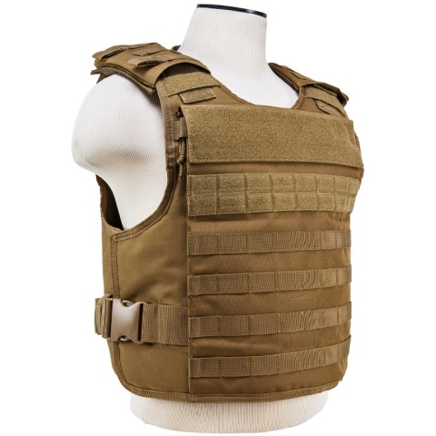 NcStar Tactical Airsoft MOLLE Tactical Vest - TAN