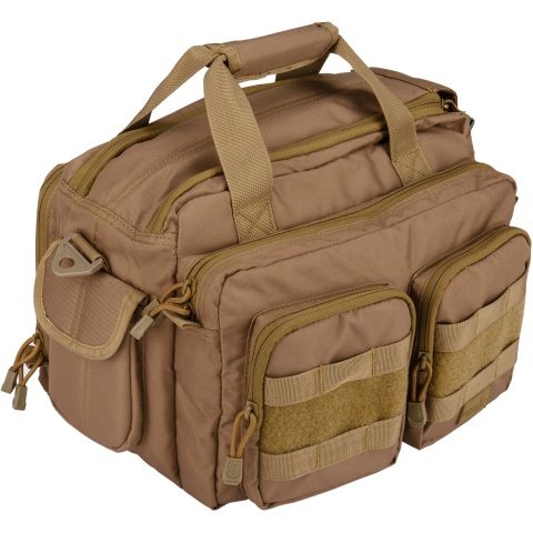 Lancer Tactical 1000D Nylon Small Range MOLLE Bag - KHAKI
