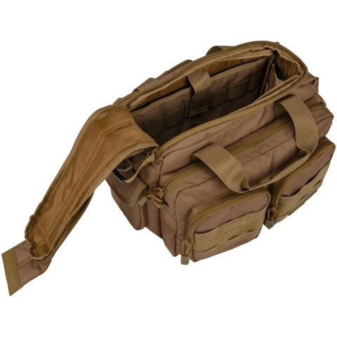 Lancer Tactical 1000D Nylon Small Range MOLLE Bag - KHAKI