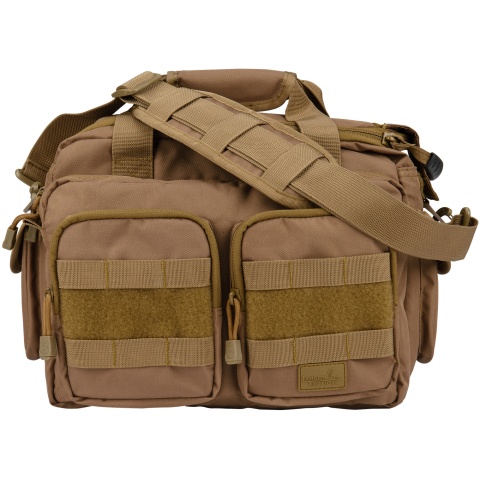 Lancer Tactical 1000D Nylon Small Range MOLLE Bag - KHAKI