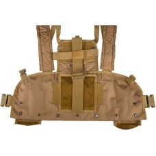 Lancer Tactical Airsoft M4 MOLLE Modular Chest Rig (Nylon) - KHAKI