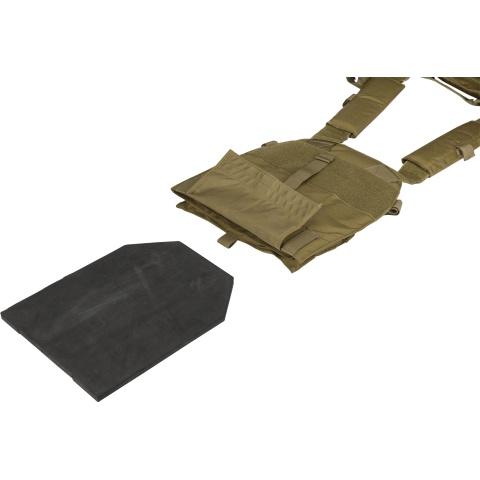TMC Airsoft Tactical MOLLE Tactical Vest w/ Mag Pouch - KHAKI