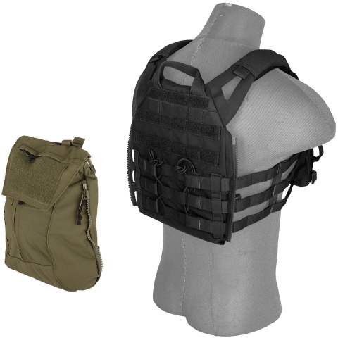 TMC Zipper Back Panel Attachment Backpack - RANGER GREEN