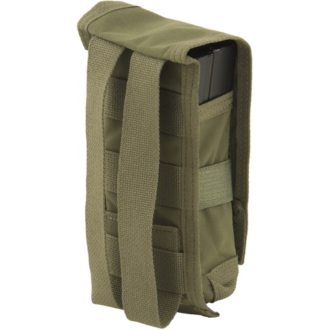 TMC C Double M4 MOLLE Vertical Tactical Pouch - RANGER GREEN