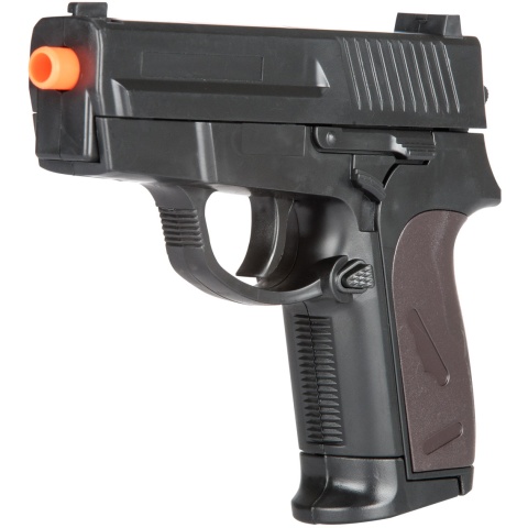 UK Arms P618BAG Spring-Loaded Airsoft Pistol - BLACK