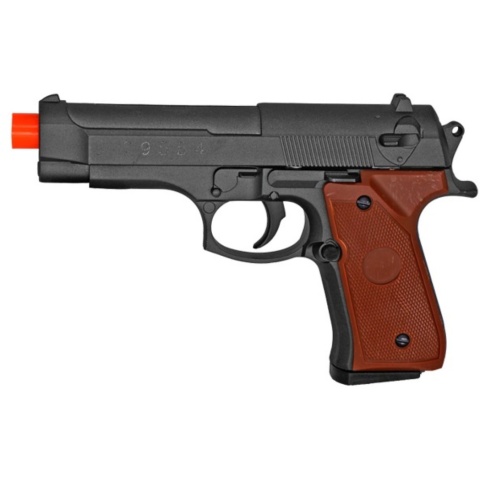 UK Arms G22M Metal Spring-Loaded Pistol - BLACK