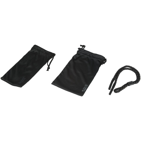 5.11 Tactical ACCELAR 3-Lens Shooting Glasses - BLACK