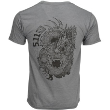 5.11 Tactical Premium Mobility Dragon T-Shirt - GREY HEATHER
