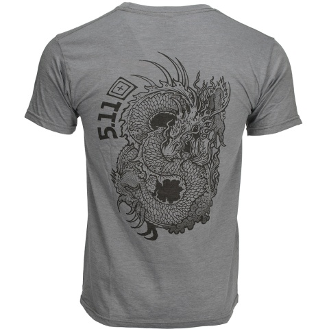 5.11 Tactical Premium Mobility Dragon T-Shirt - GREY HEATHER