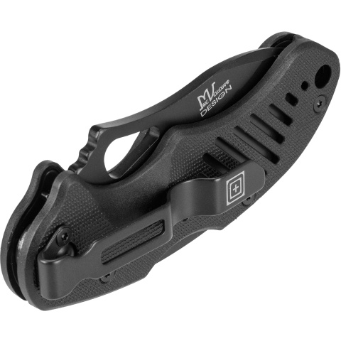 5.11 Tactical DTP AUS8 Skeleton Steel Knife - BLACK