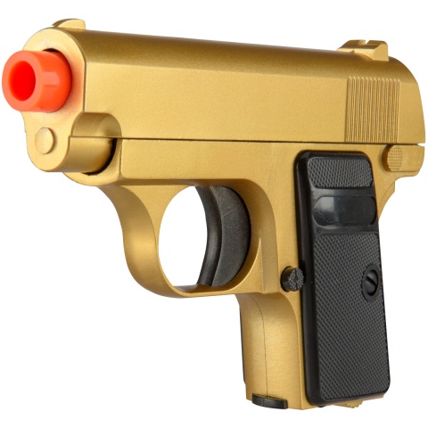 UK Arms Compact Spring Vest Pocket Airsoft Pistol - GOLD