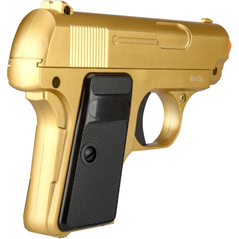UK Arms Compact Spring Vest Pocket Airsoft Pistol - GOLD