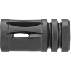 JG Works Aluminum AKM AEG Airsoft 14mm CCW Flash Hider - BLACK