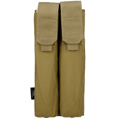 AMA MOLLE P90 Double Magazine Airsoft Pouch - KHAKI