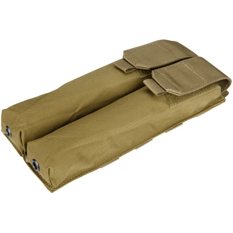 AMA MOLLE P90 Double Magazine Airsoft Pouch - KHAKI