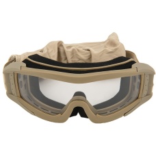 Lancer Tactical Airsoft Polycarbonate Safety Lens Goggles w/ UV400 Lens - TAN